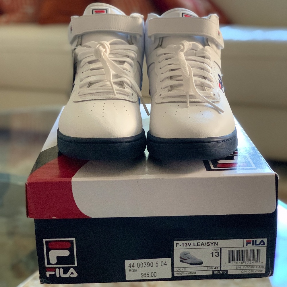 NWT Fila Men's F-13v Lea/syn Fashion Sneakers